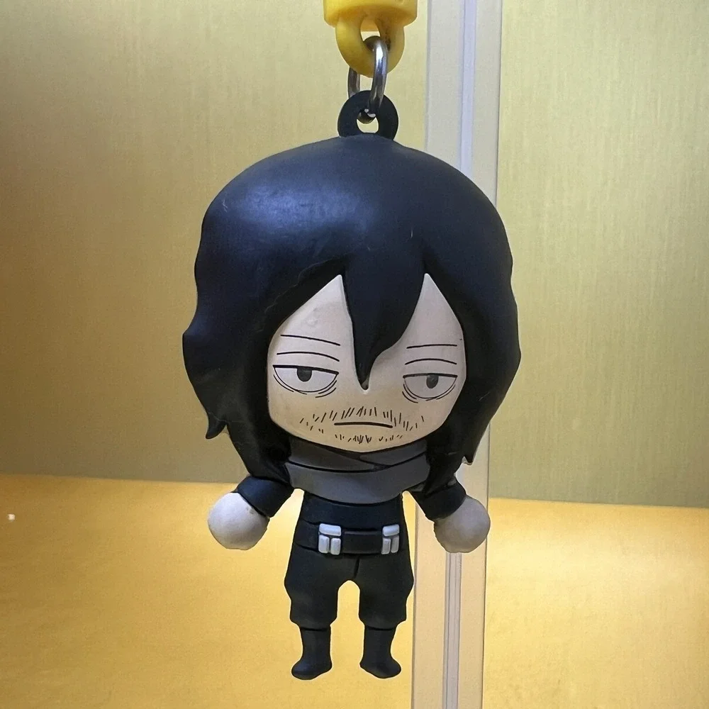 My Hero Academia Shota Aizawa Keychain Bag Clip Anime Figure Hanger Charm